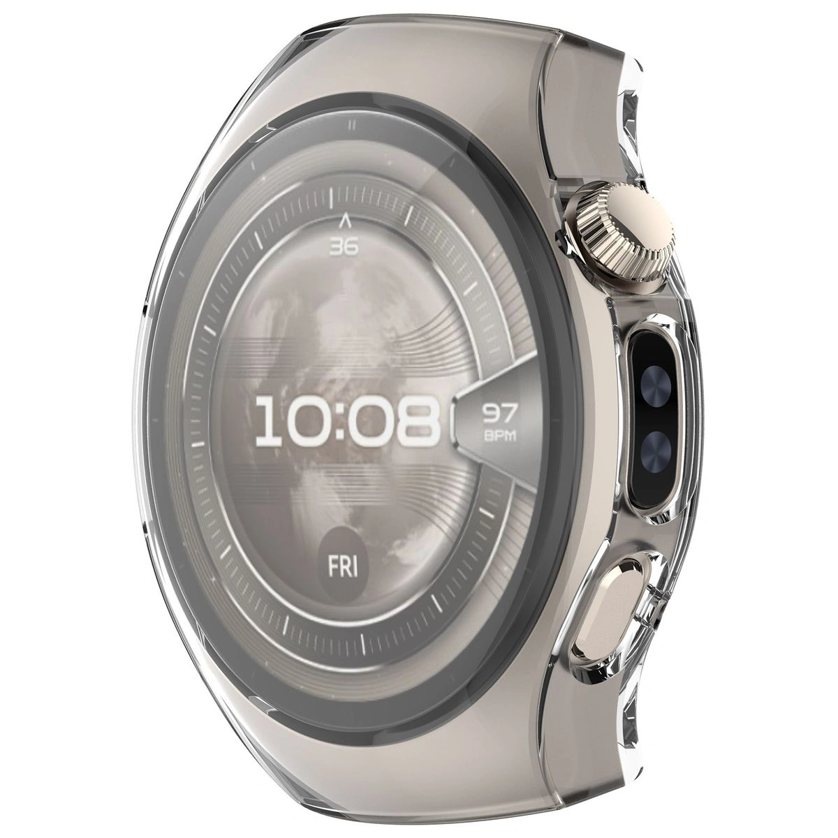 Plecki ze szkłem Bizon Case Watch Felipe dla Huawei Watch 5 46mm